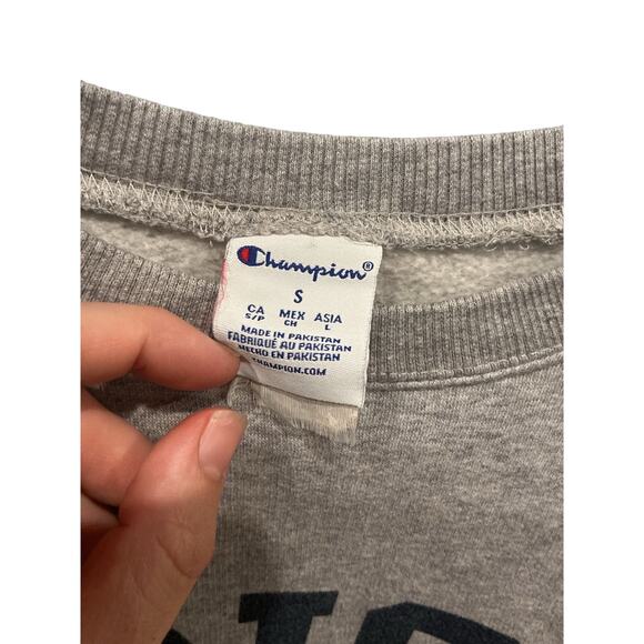 Vintage Champion Sweatshirt UNG UNC Greensboro NC Grey Tarheels 90s Collegiate - Picture 6 of 8